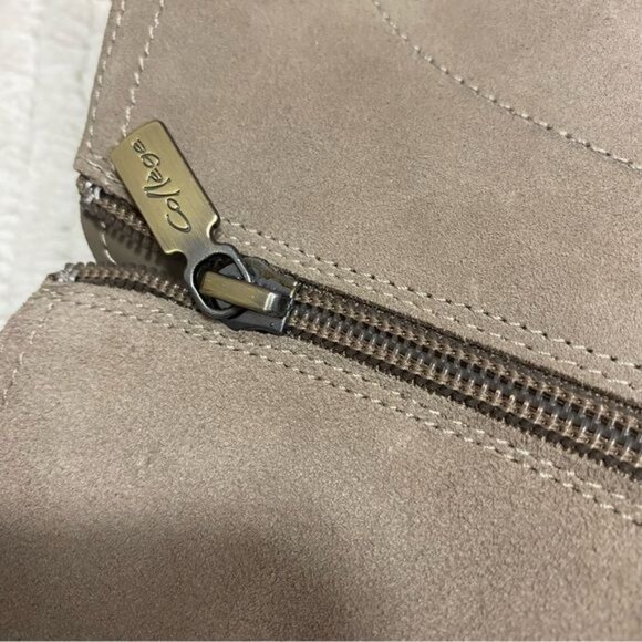 Aqua College Booties Mushroom Suede Upper Leather Waterproof Side 11 Womens - Picture 13 of 13